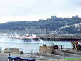Hovercraft arriving at Dover